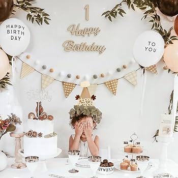 * vintage garland ୨୧  パピエマシェベルのついた ガーランド Happy Birthday 電飾ガーランド | BODYLINE & LunaBelle